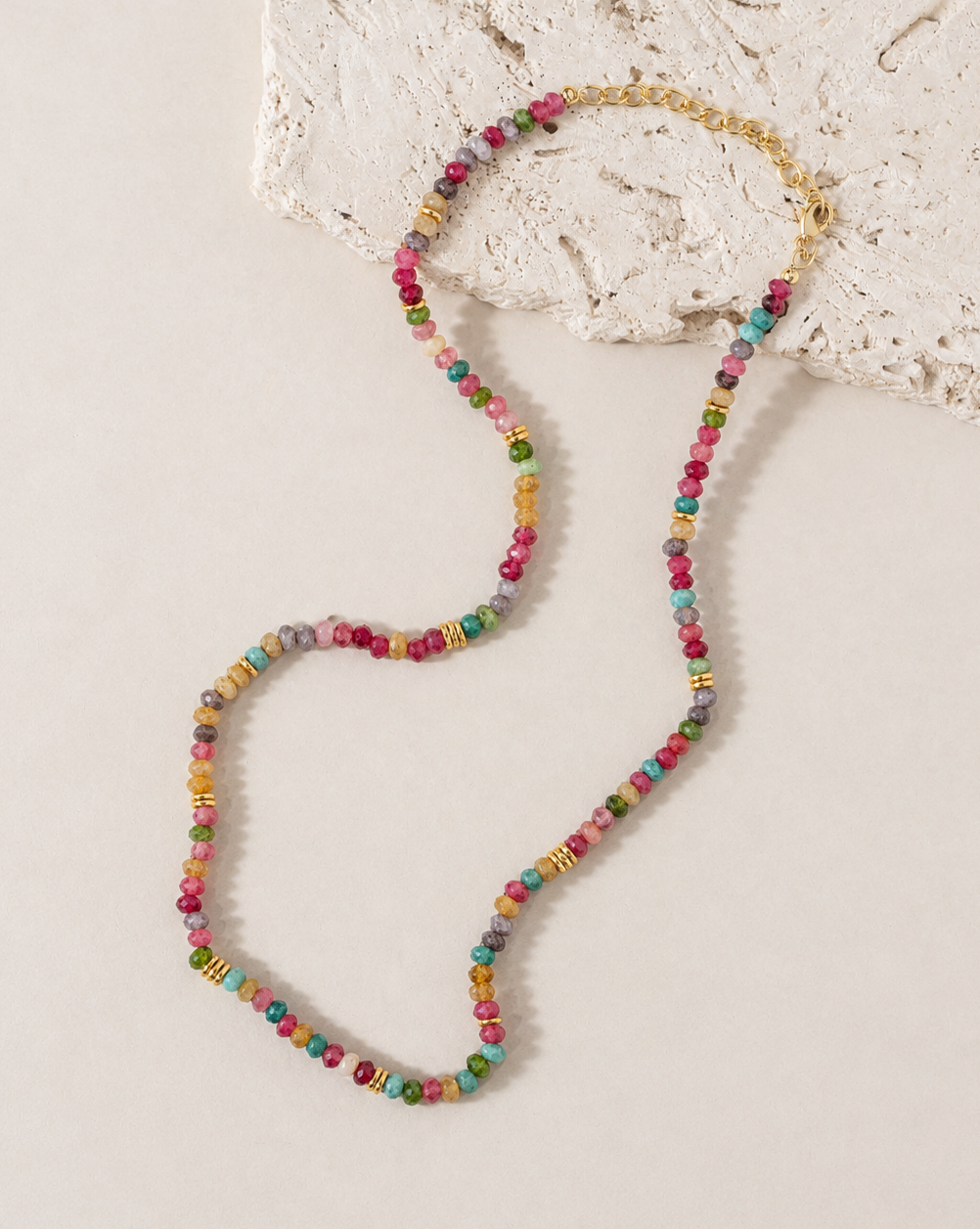 Mosaic Necklace - Gold
