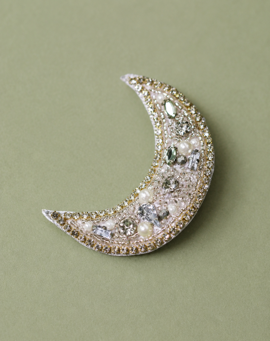 Silver Moon Pin