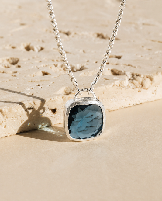 London Blue Topaz Necklace