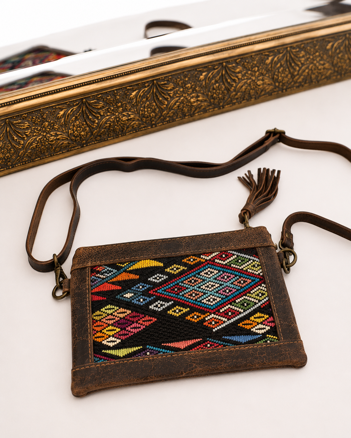 Mini Chocolate Huipil Crossbody 5