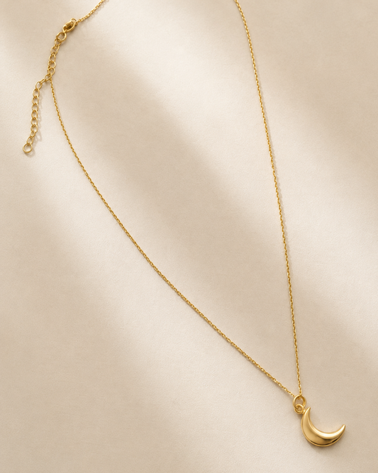 Sample 364 Golden Moon Necklace