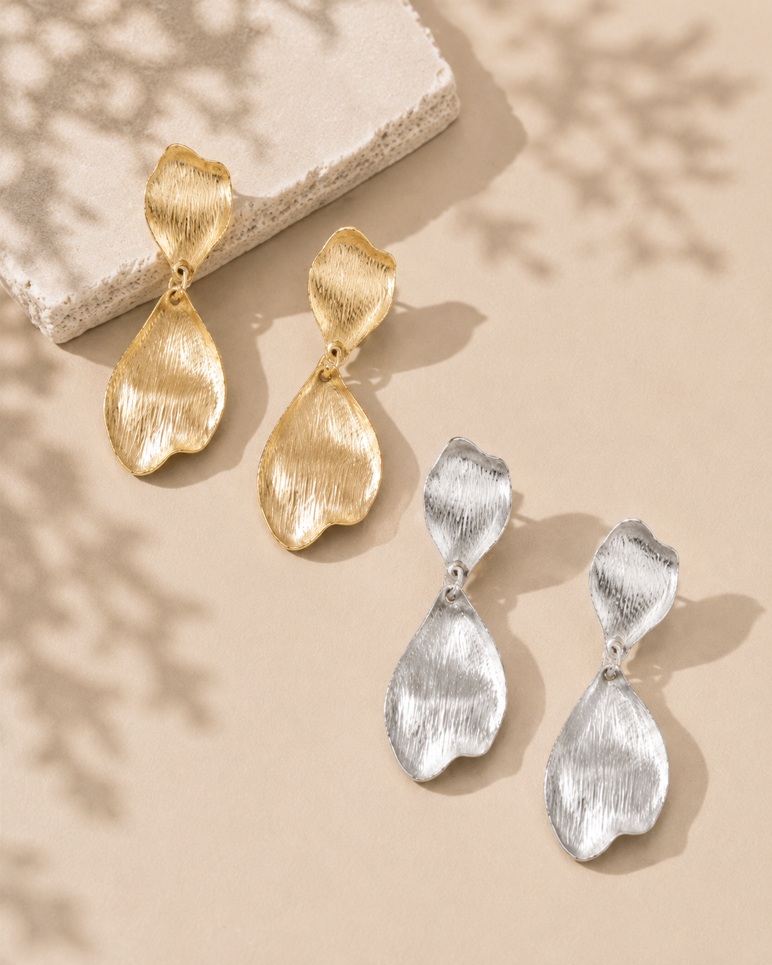 Brushed Earrings Set