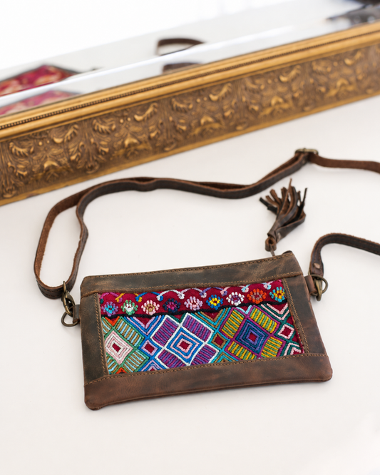 Mini Chocolate Huipil Crossbody 7