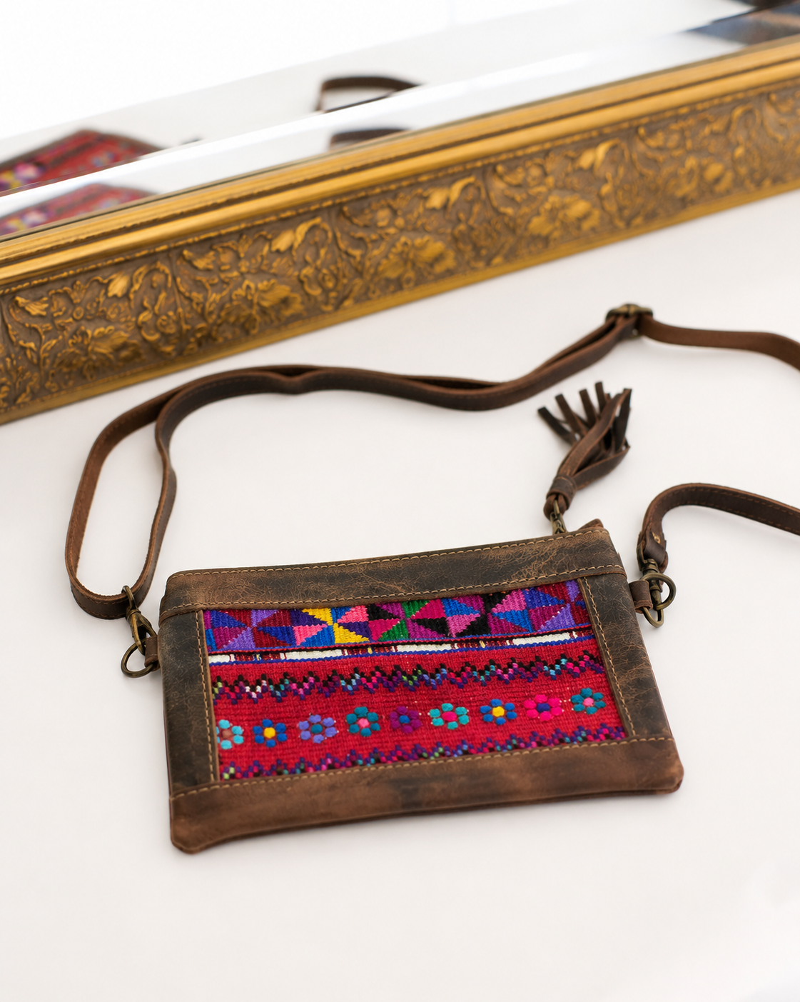 Mini Chocolate Huipil Crossbody 3