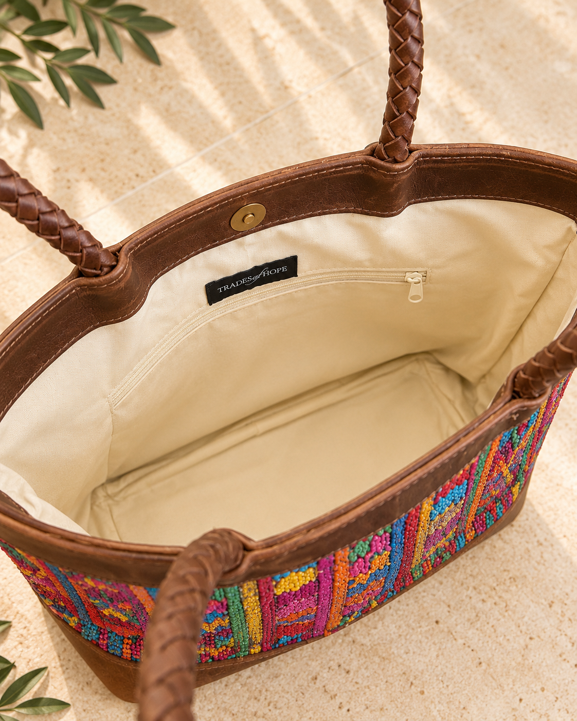 EXCLUSIVE  One of a Kind - Huipil Tote