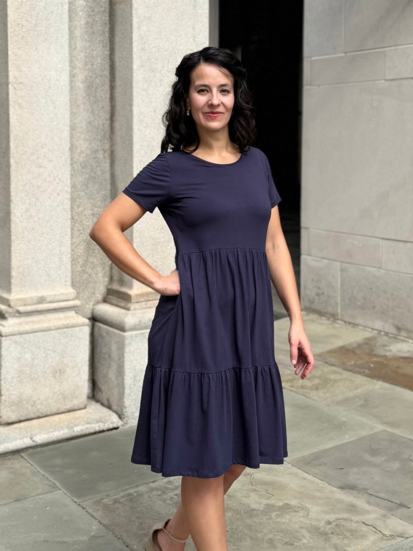 ARIA dress in Navy