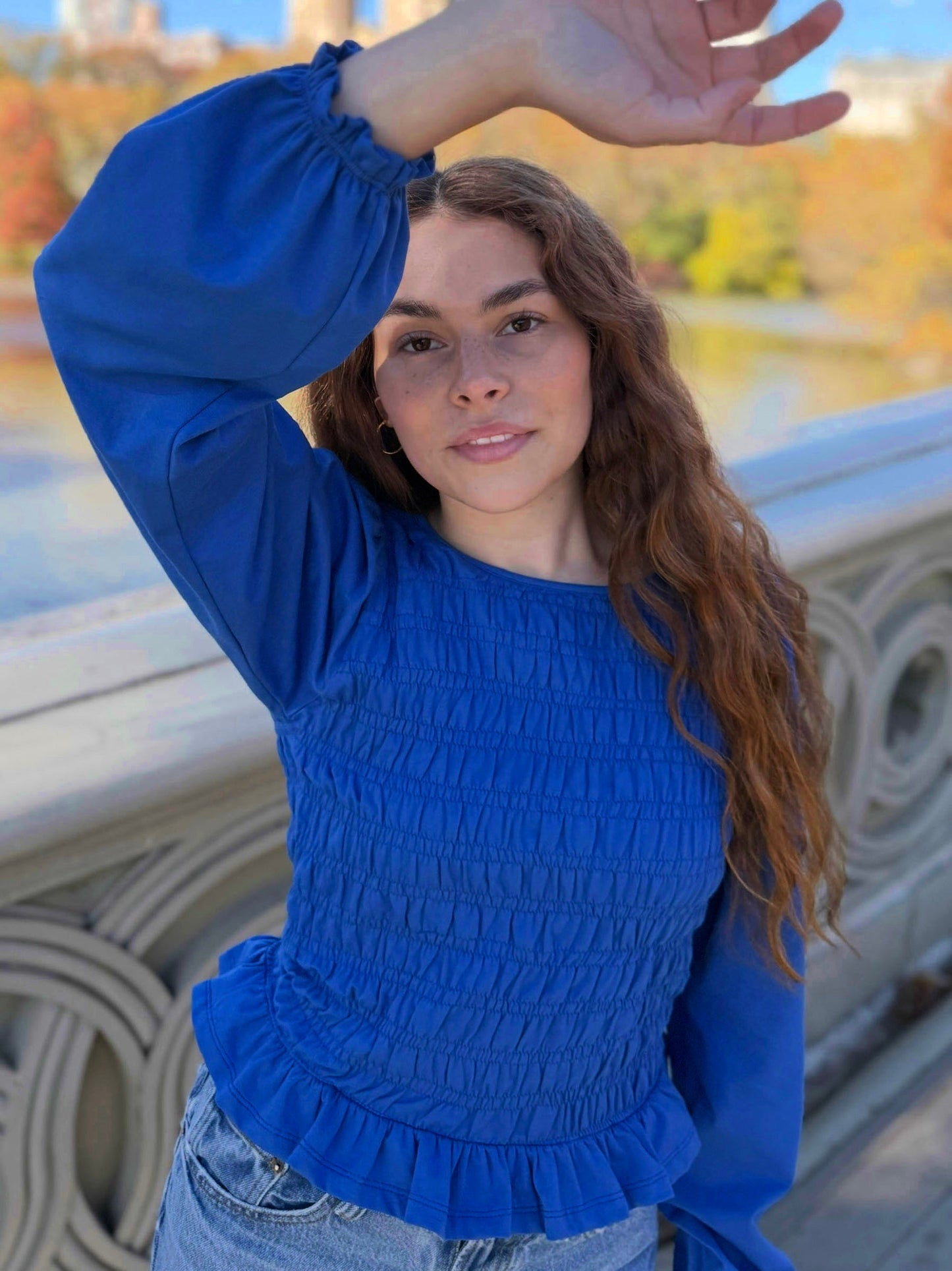 CAECILIA top in Blue Iolite