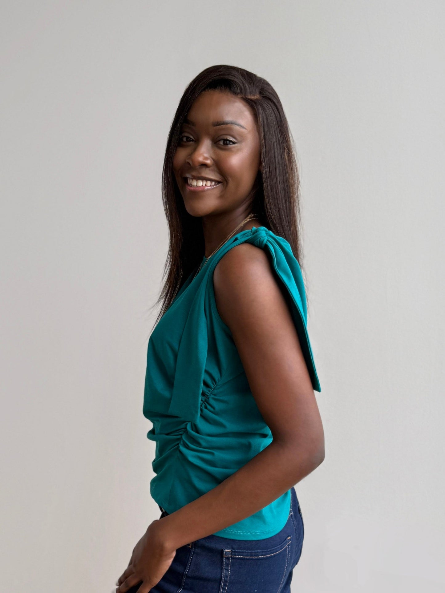 KERRINE top in Teal