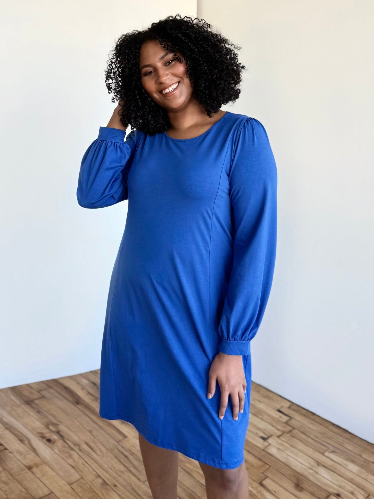 CONSTANCE dress in Blue Iolite