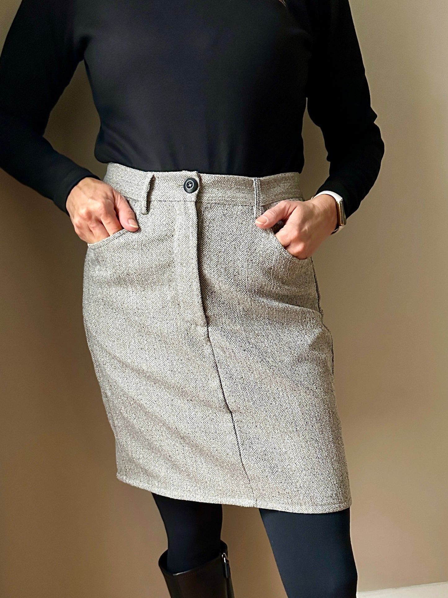 Tweed Mini Skirt