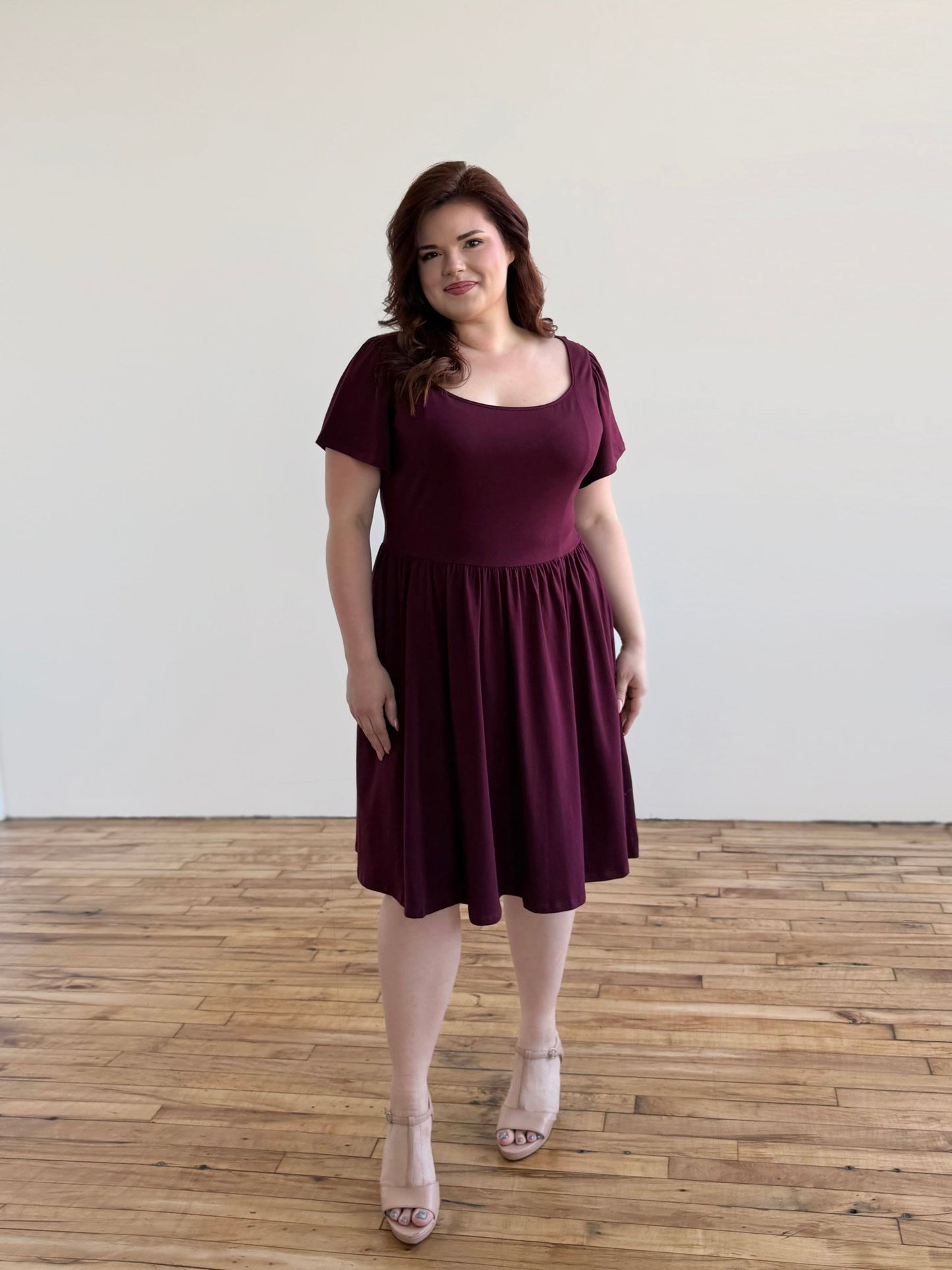 RAZELE dress in Merlot