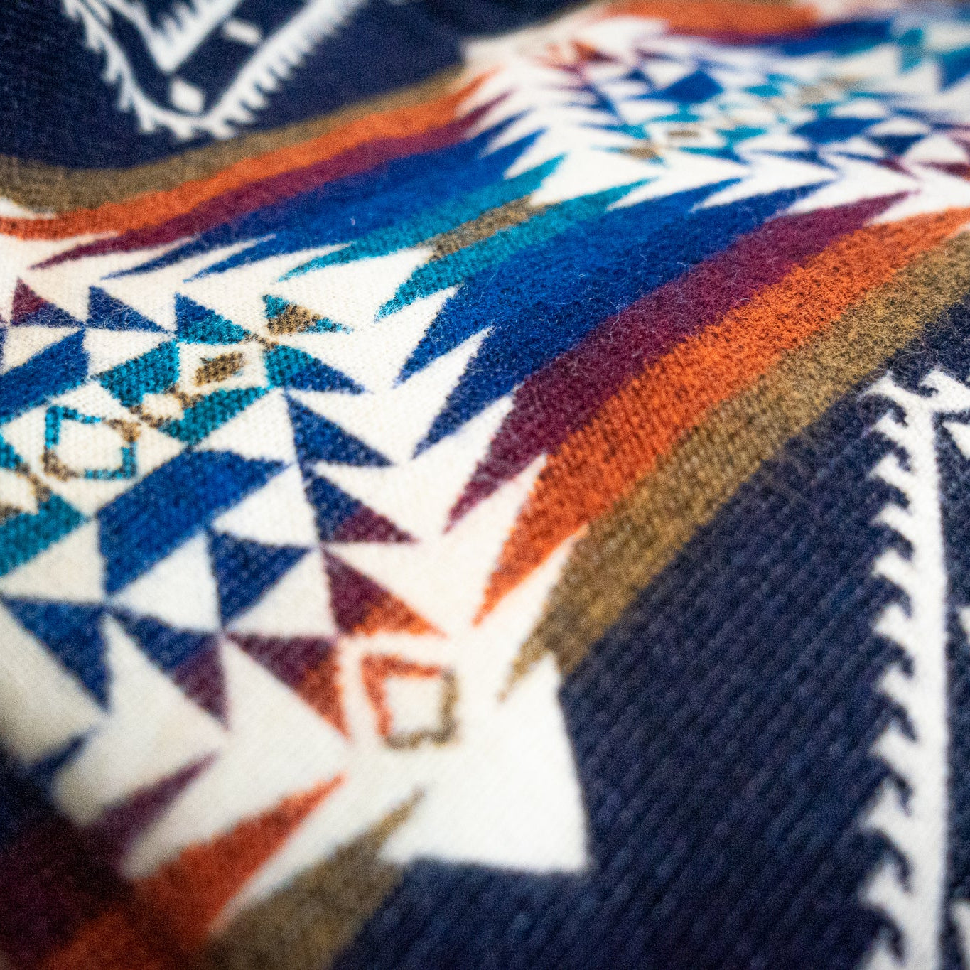 Andean Alpaca Wool Blanket - Rio