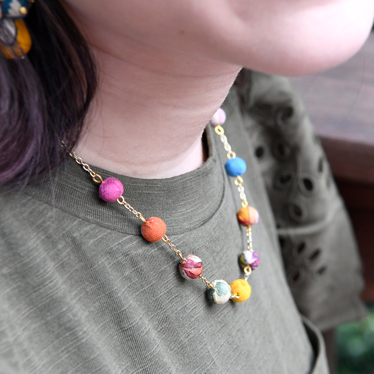 Kantha Cleo Necklace
