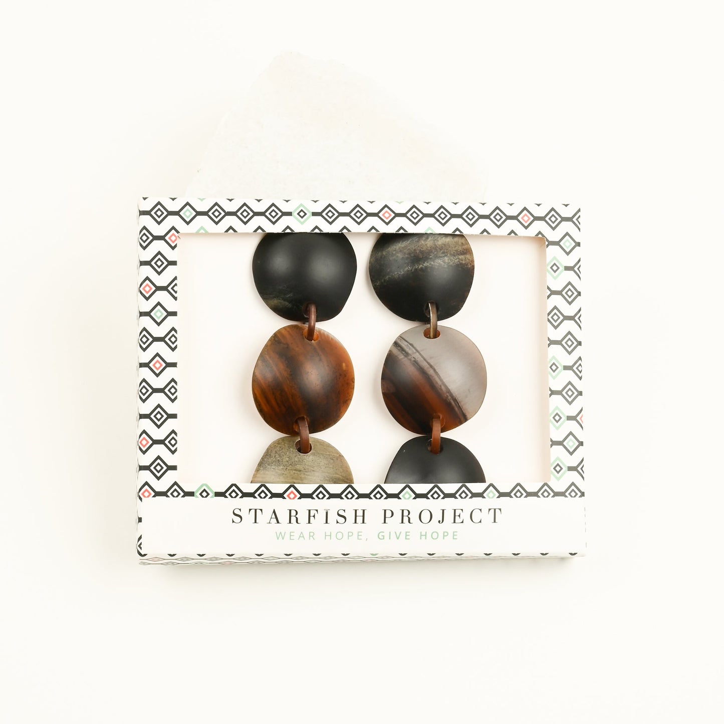 Terra Drop Statement Earrings