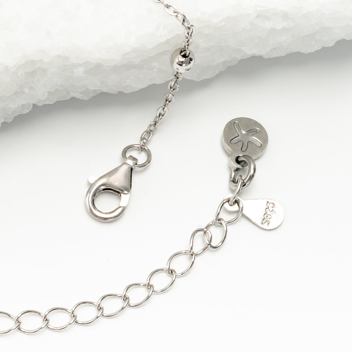 Act Justly Necklace in Sterling Silver
