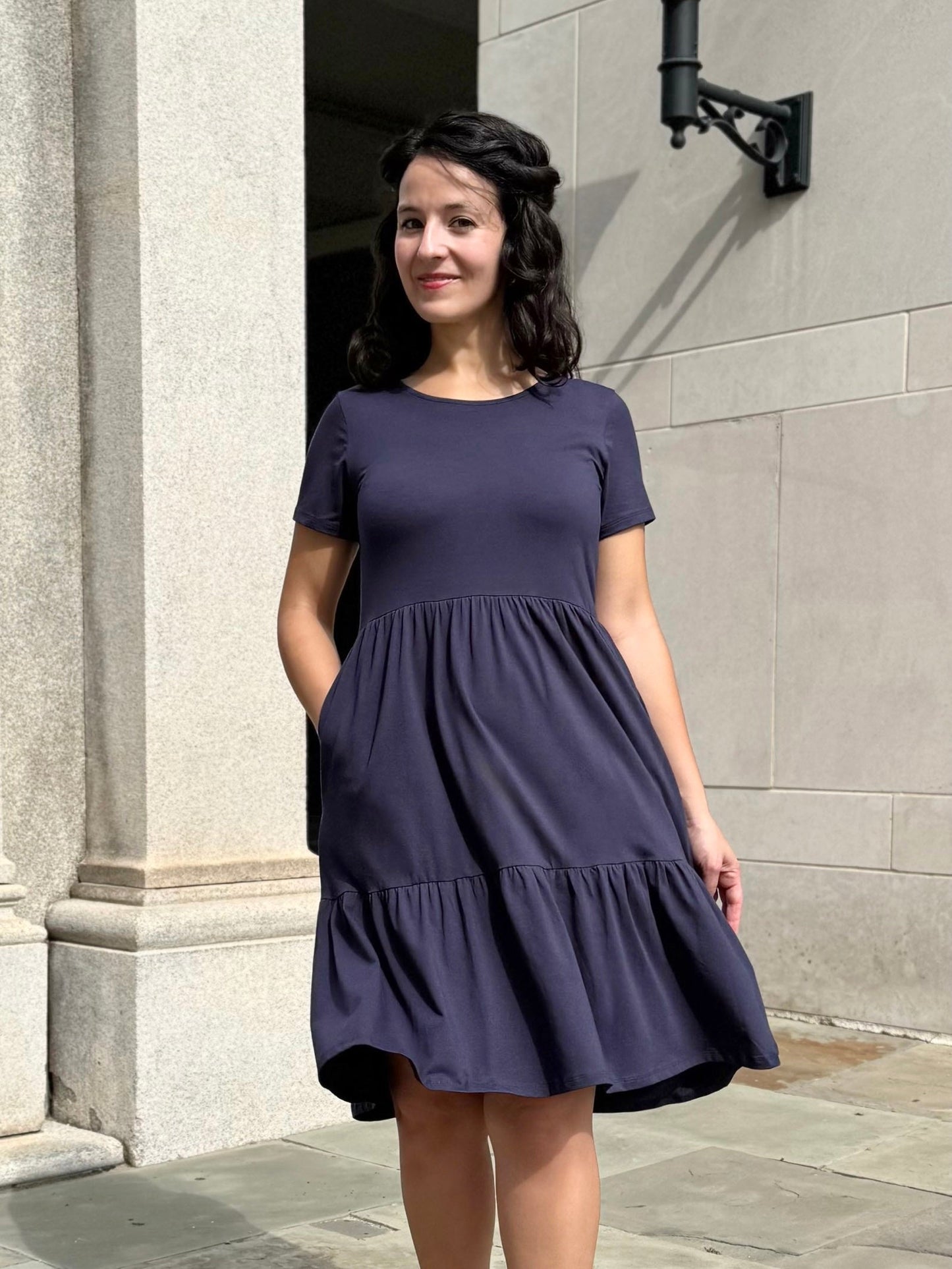 ARIA dress in Navy