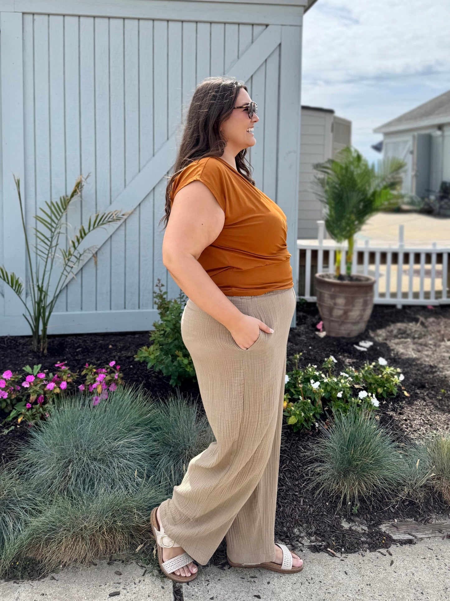 JOLIE top in Spiced Cider