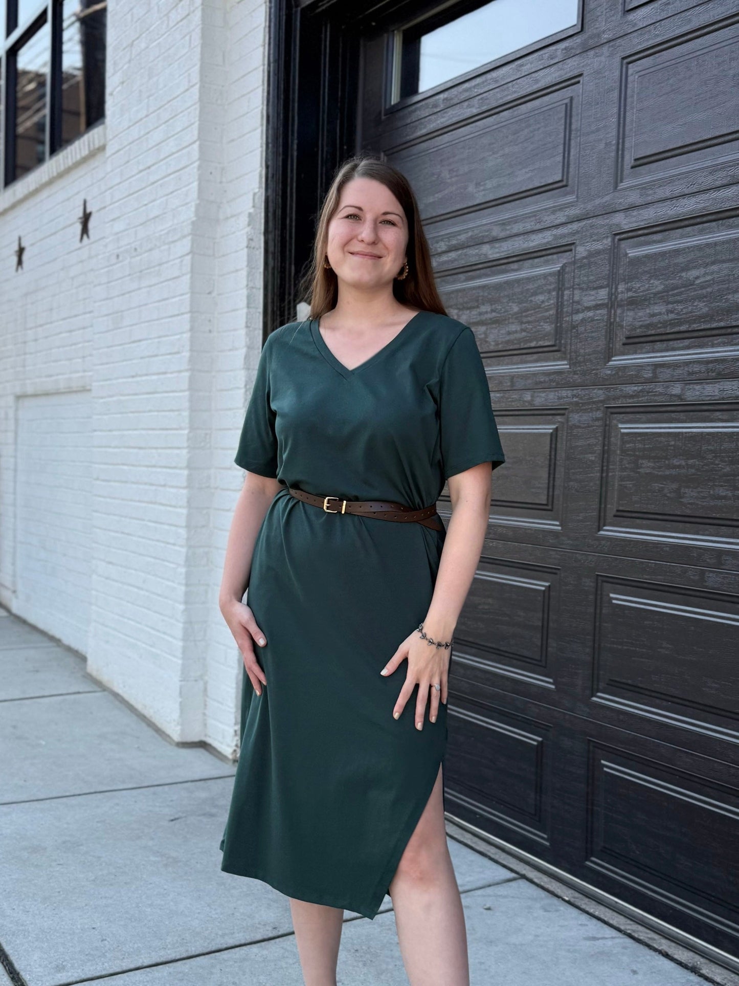 PALOMA dress in Deep Pine