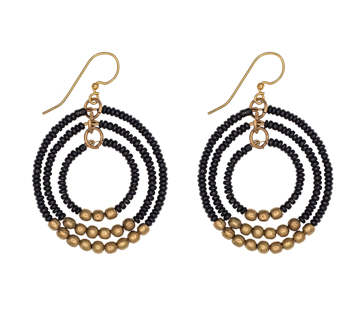 Gyroscope Earring - Black