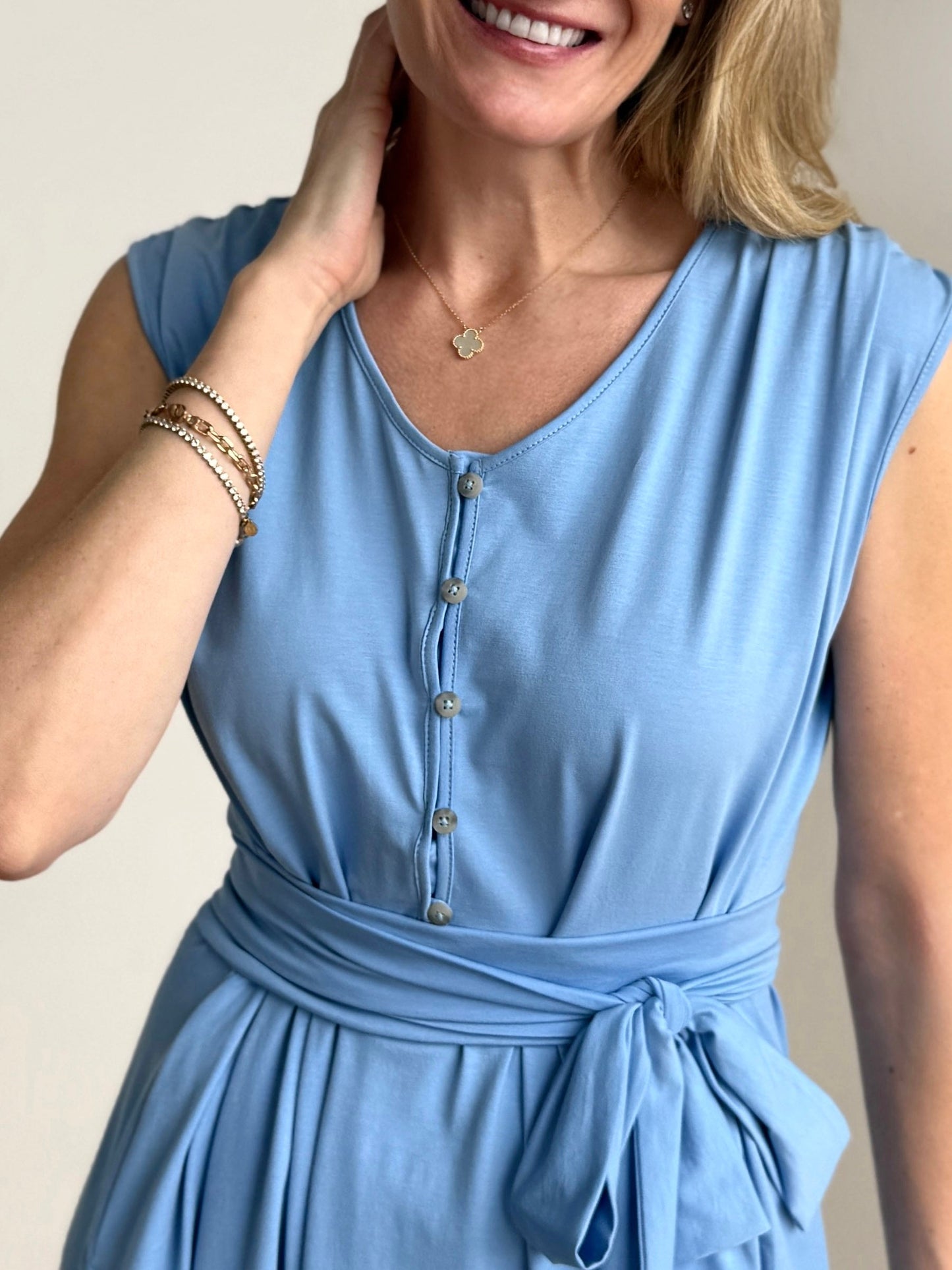 SERAPHINA dress in Light Cornflower