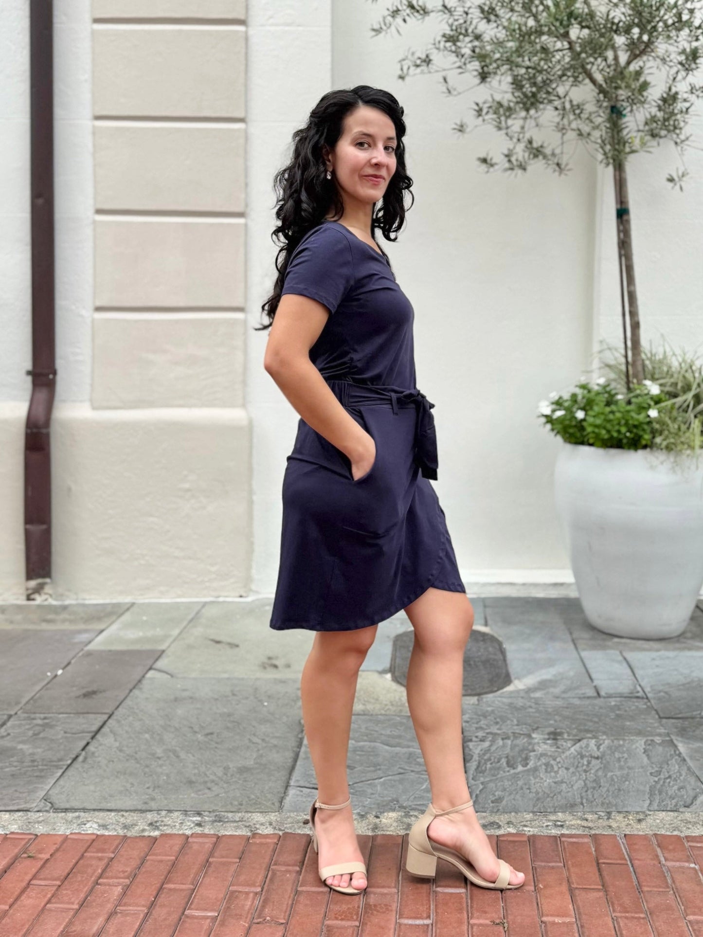 TULIP skirt in Navy