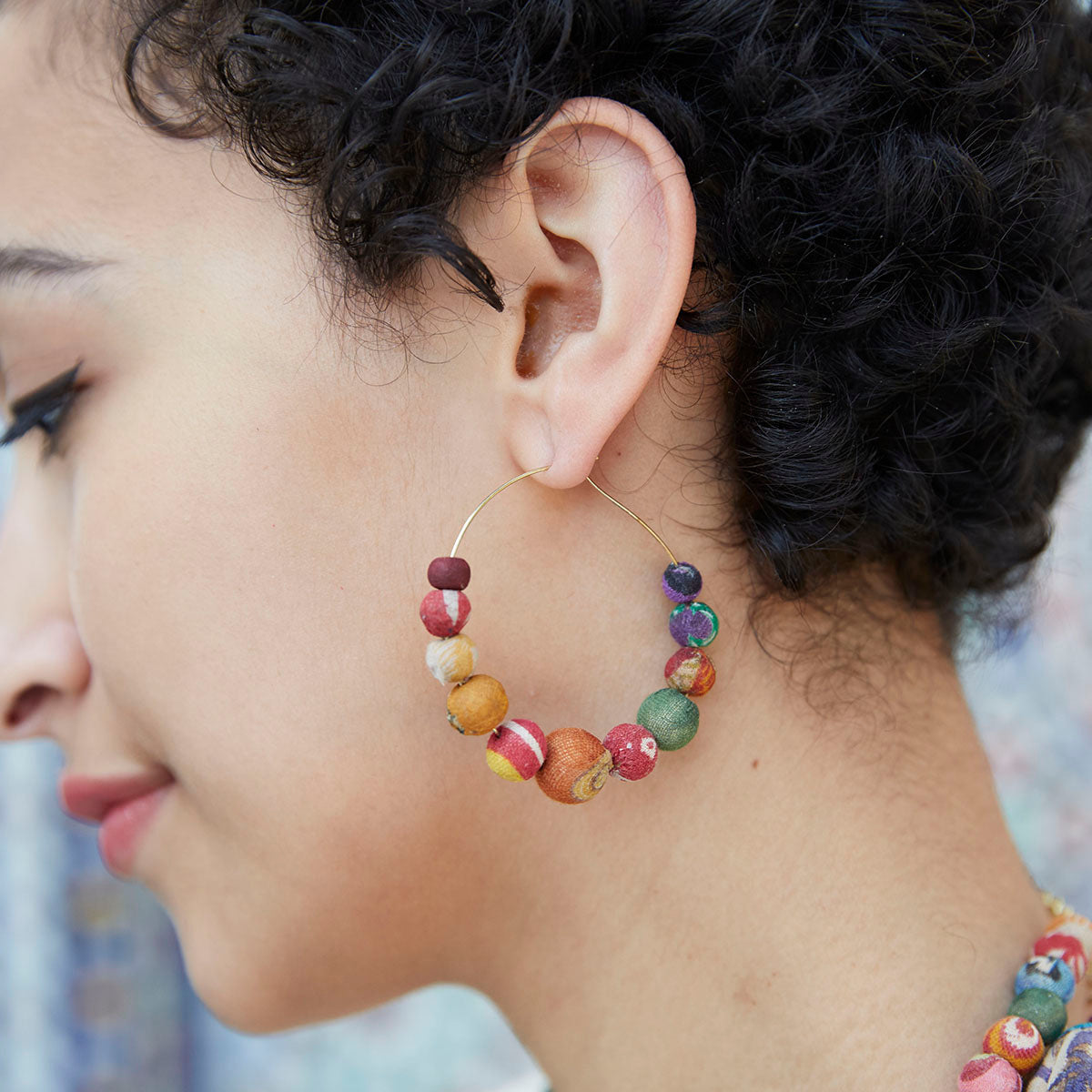 Kantha Graduated Hoops