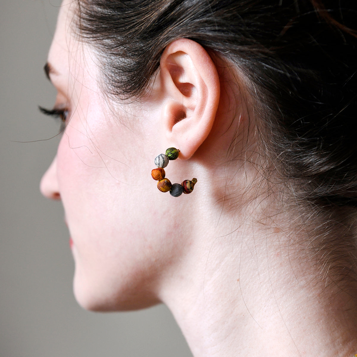Kantha Tiny Hoops
