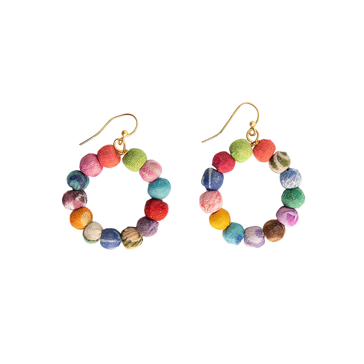 Kantha Classic Petite Hoops