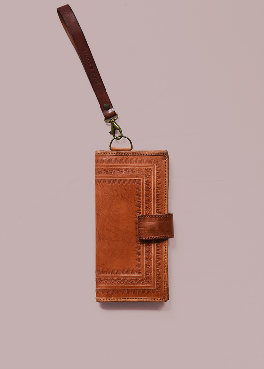 Embossed Wallet Wristlet
