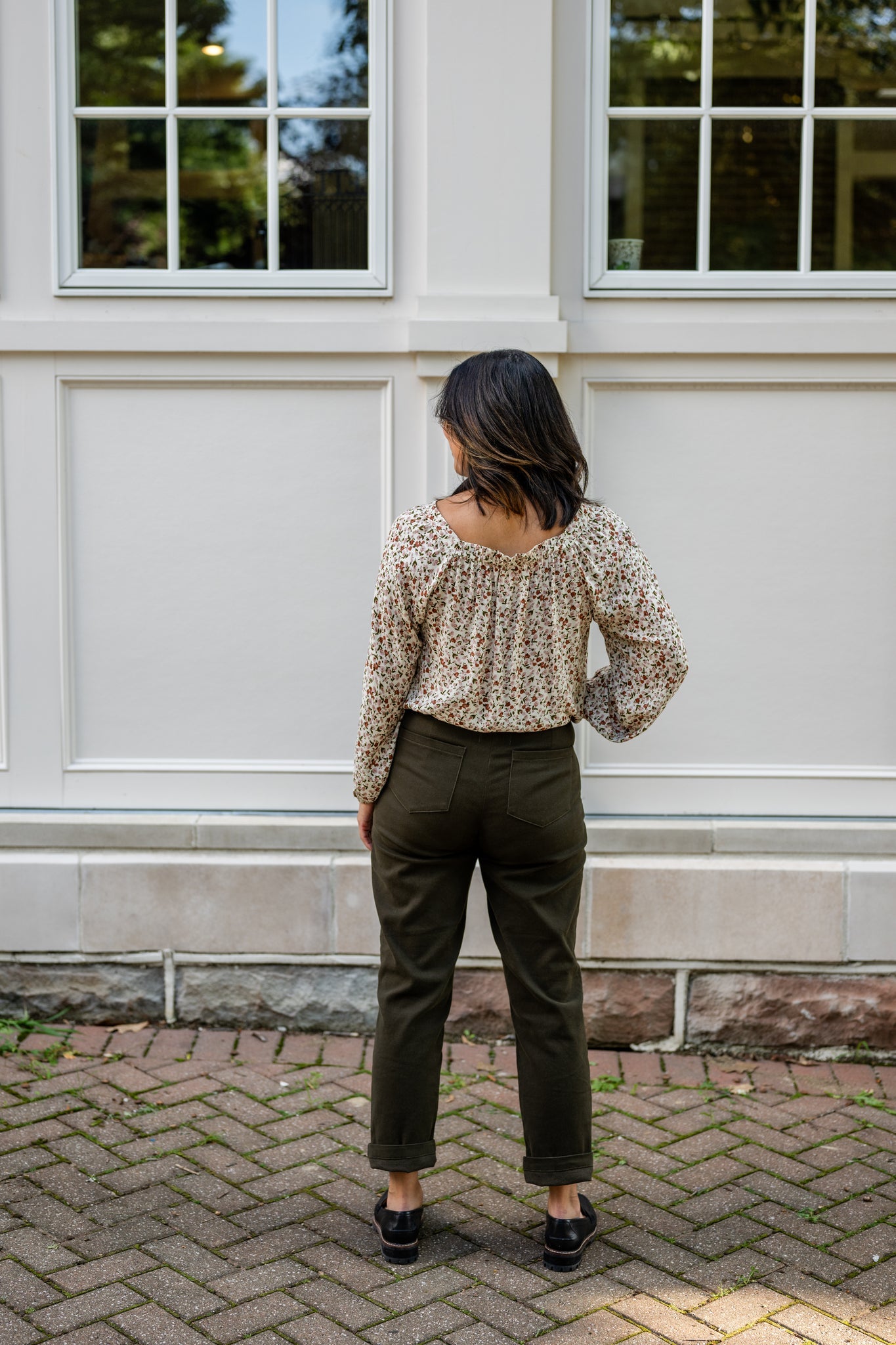 Stretch Denim Brushed Twill Pant