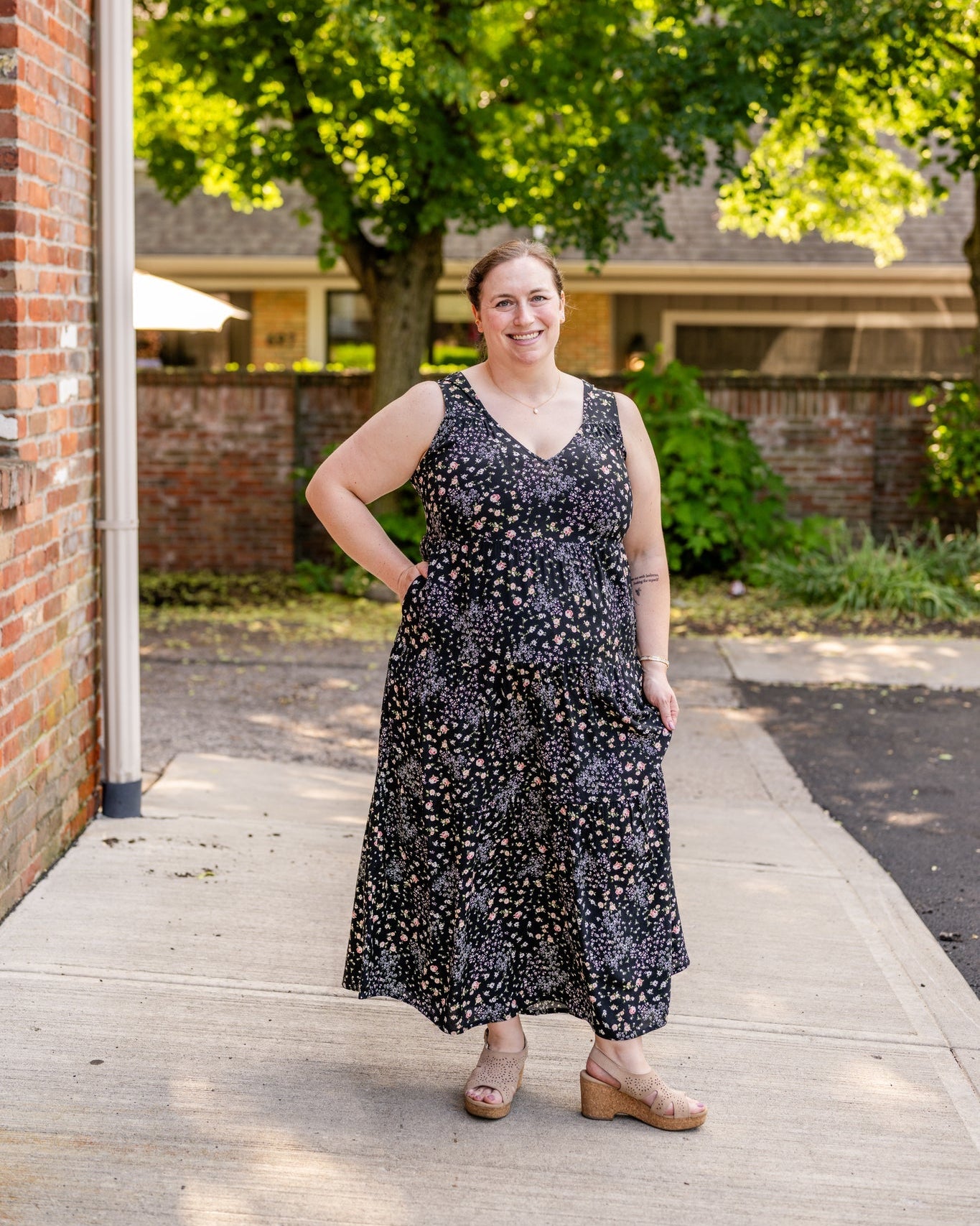 Meryl Sleeveless Tiered Maxi Dress