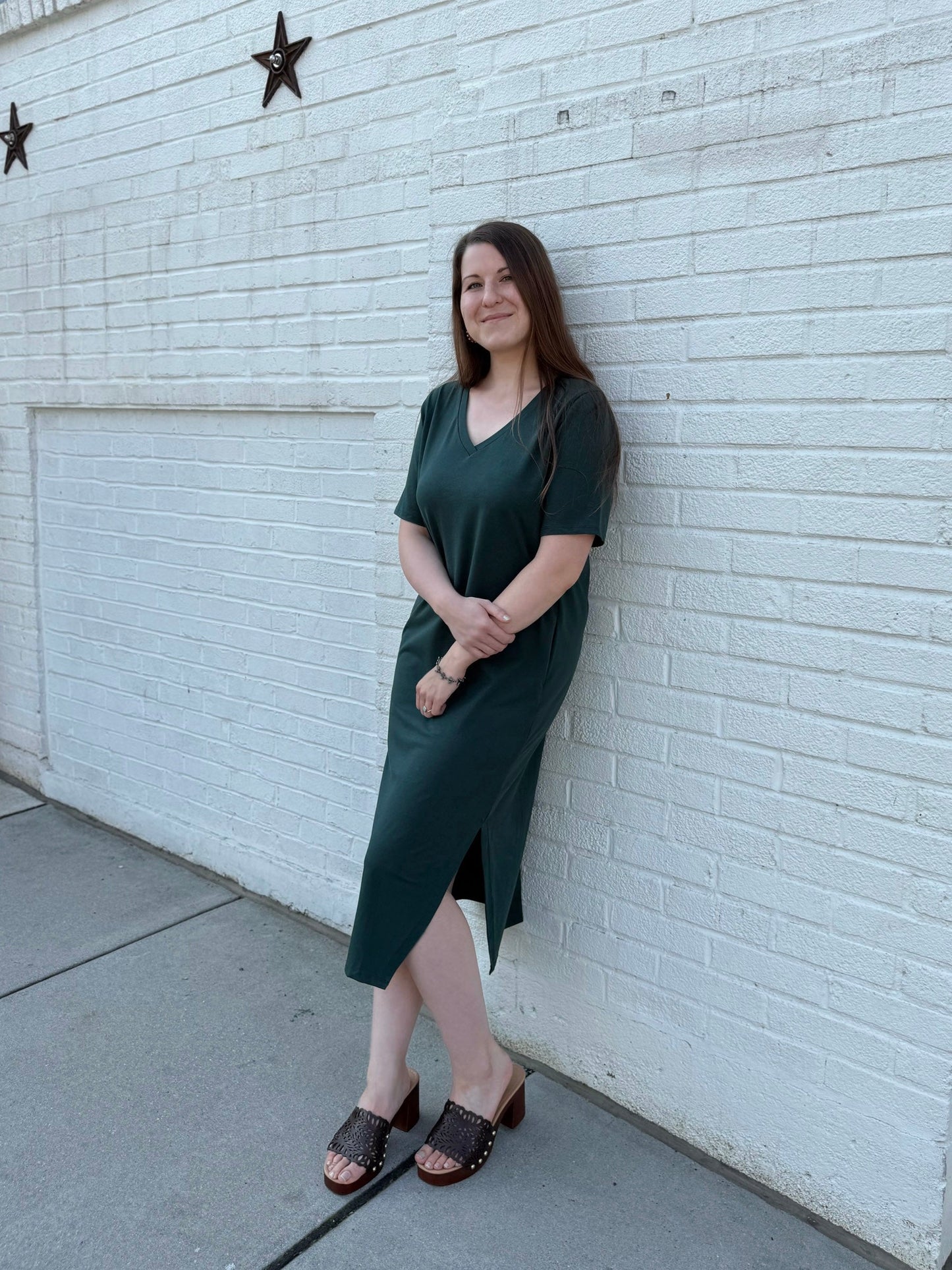 PALOMA dress in Deep Pine