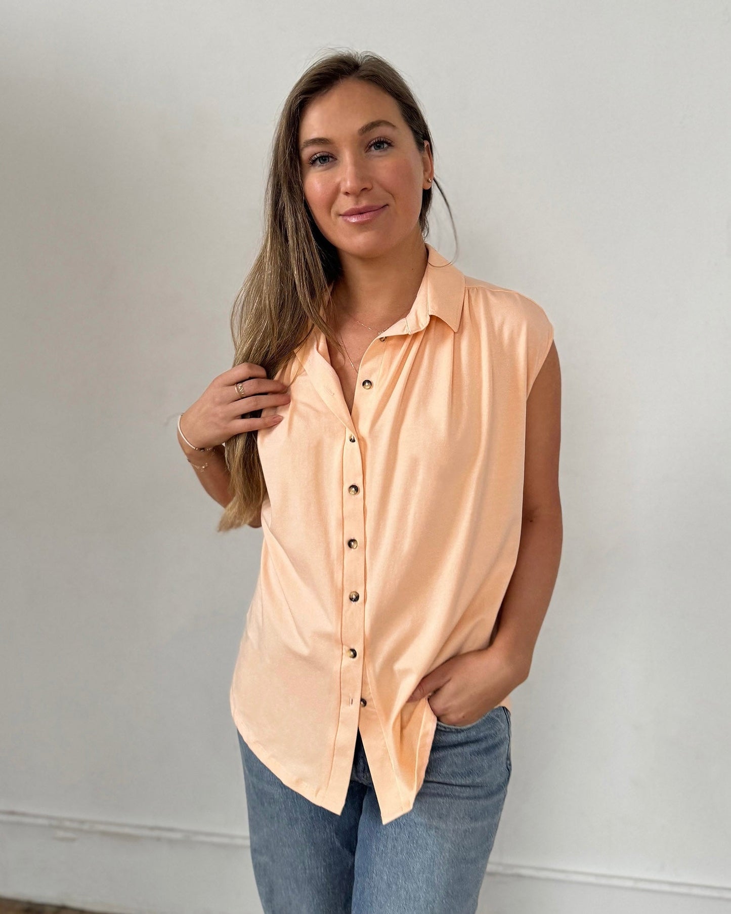 KAYA top in Apricot