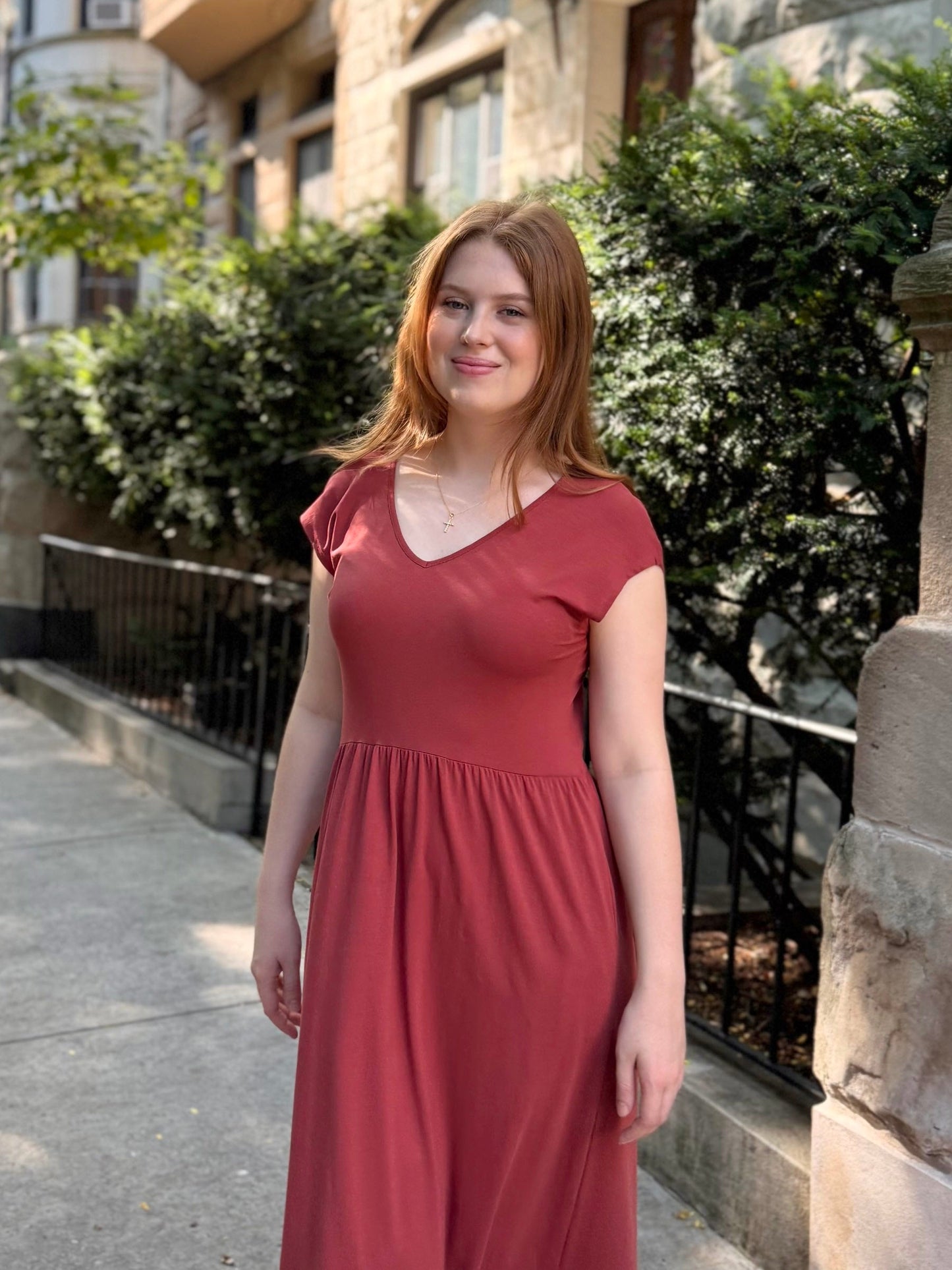 DINAH dress in Earthy Red ONLY $49 UNTIL SUNDAY