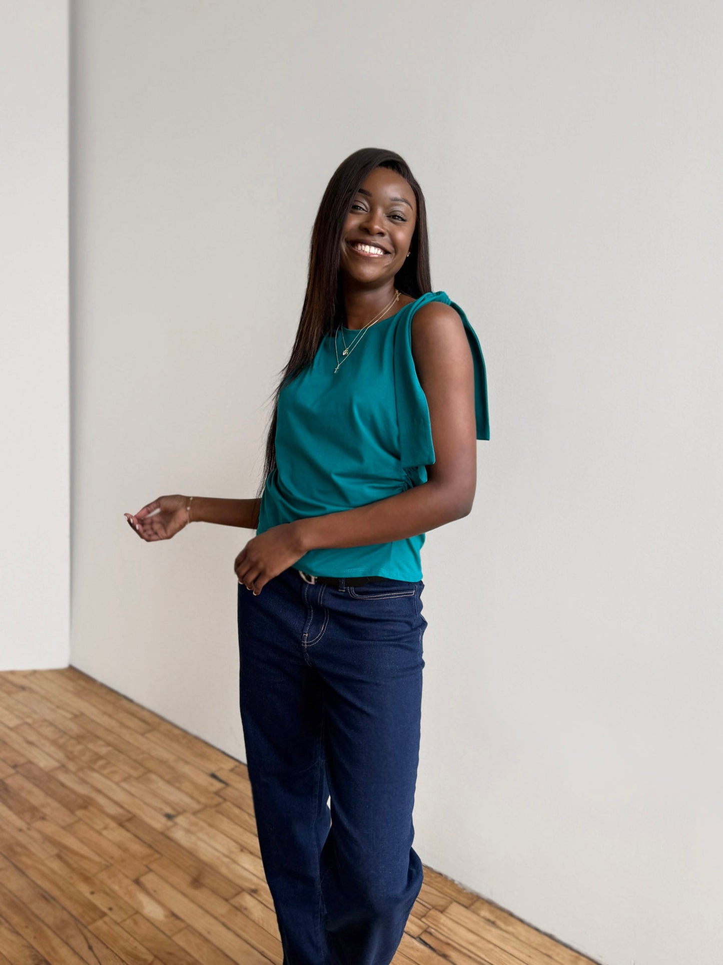 KERRINE top in Teal