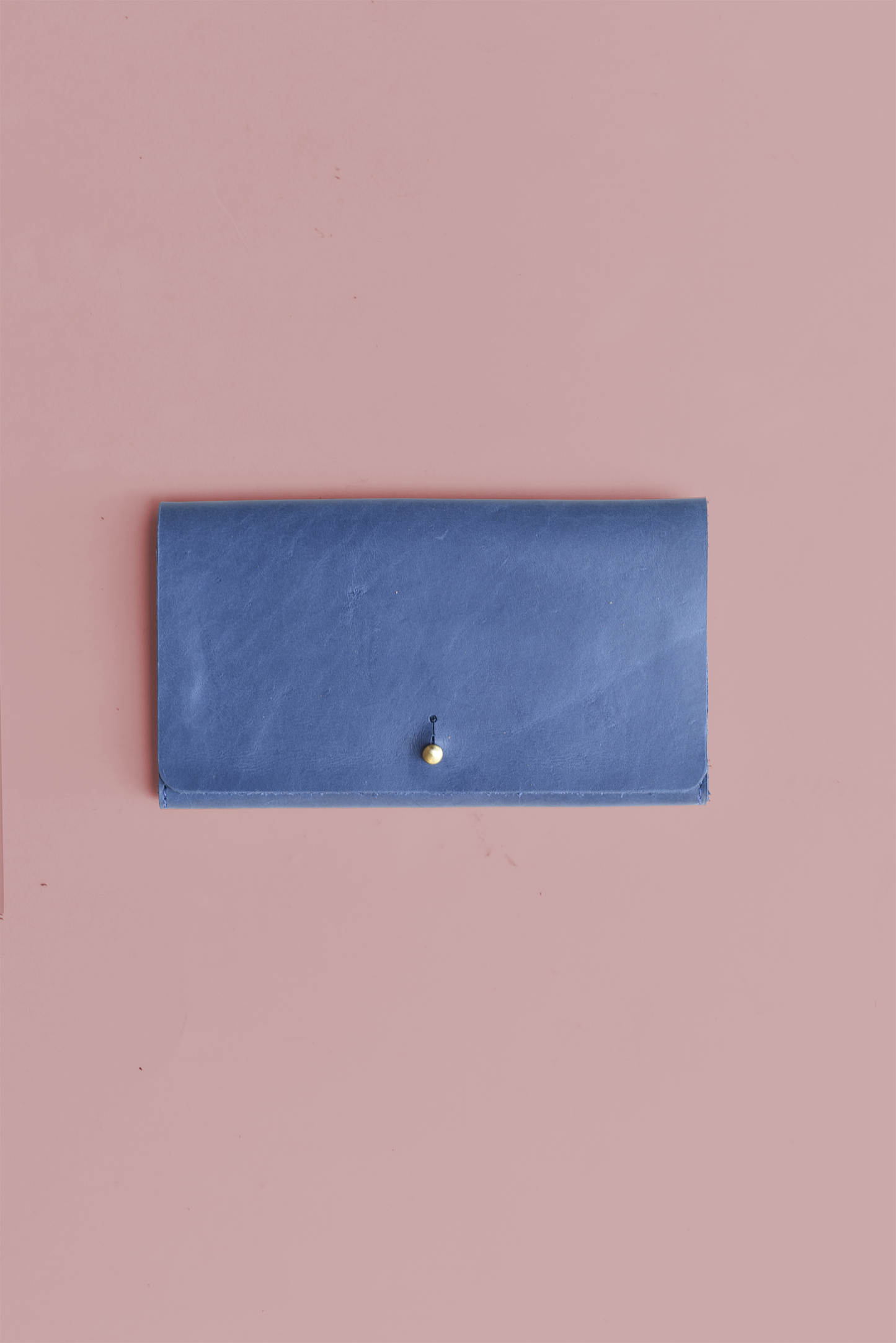 Fold Over Leather Wallet