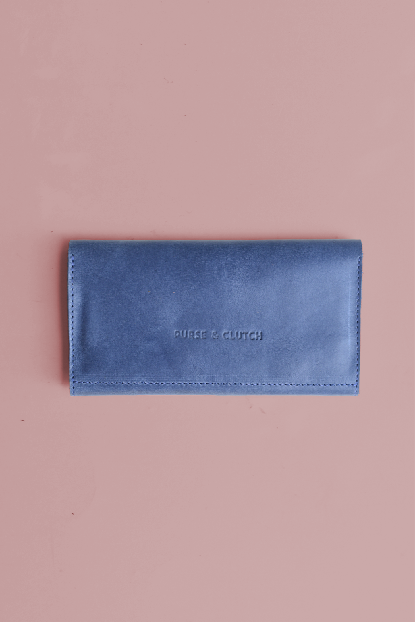 Fold Over Leather Wallet