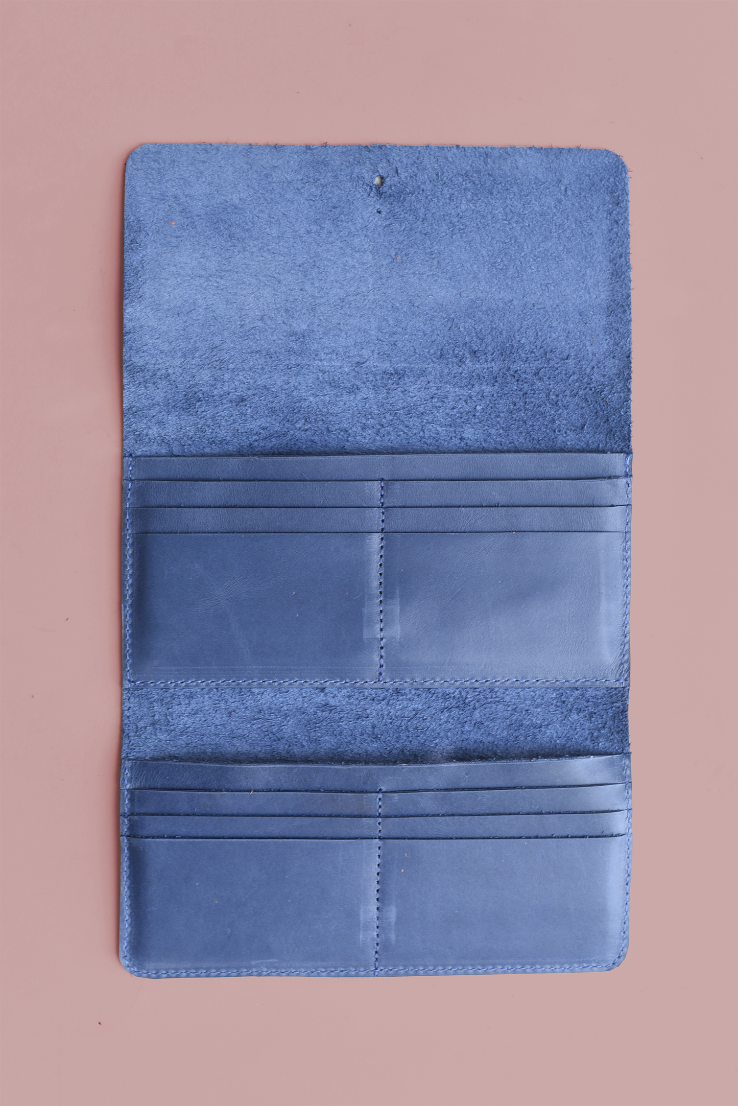Fold Over Leather Wallet