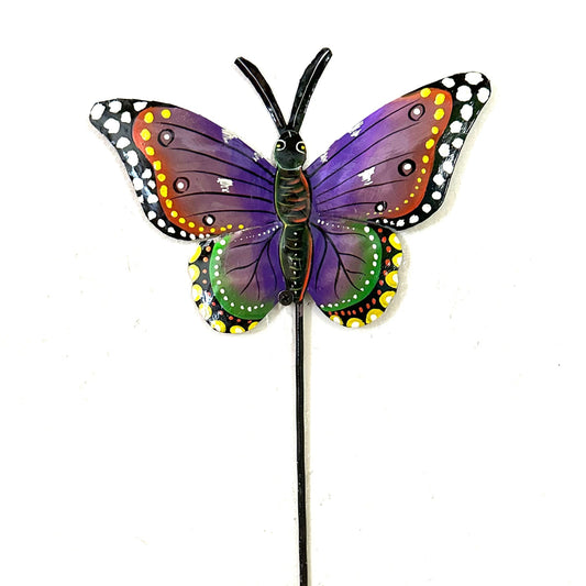 Purple Butterfly Garden Stake