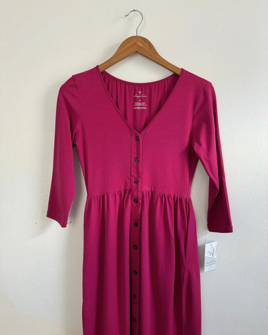 SOFIA dress in Garnet Pink