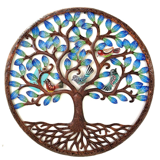 Nesmy Bronze Tree: 4 Little Birds