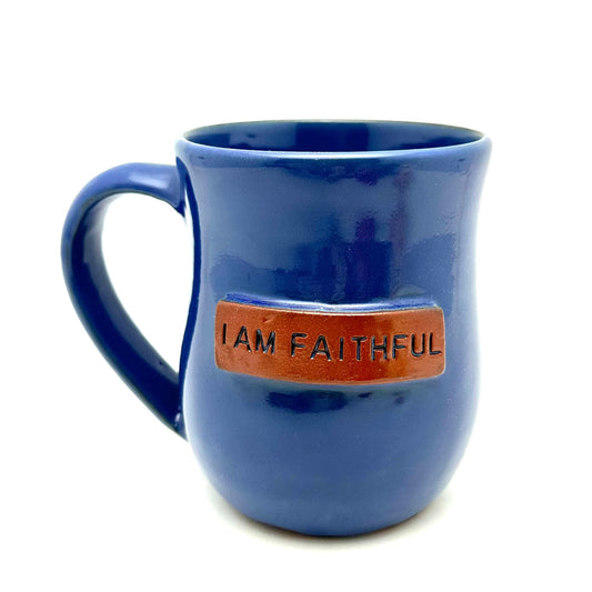 I am Faithful Mug- Blue