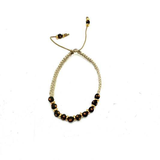 Jameson Macrame Bracelet - Black