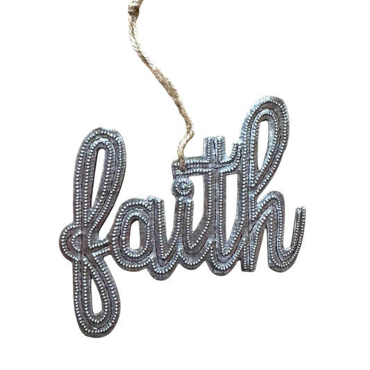 Faith Ornament- Cursive