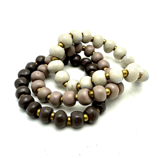 Great Grey Bracelet Stack