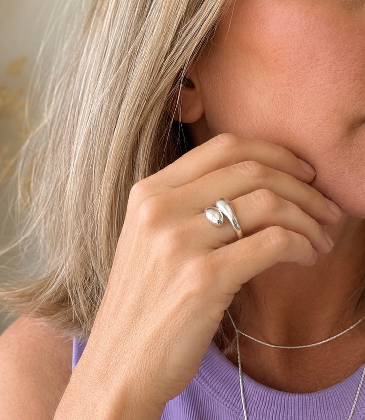 Semi-Dome Ring - Silver