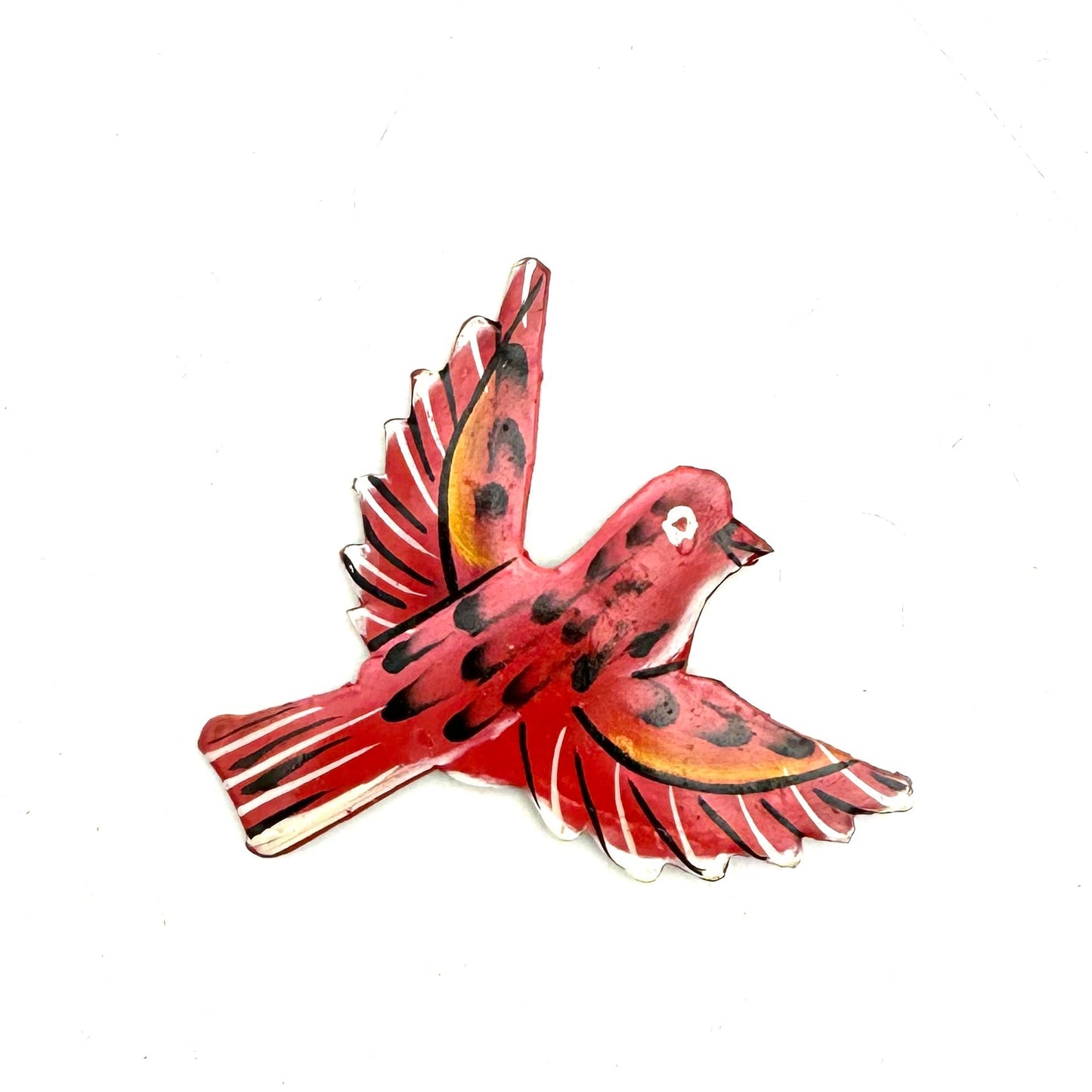 Painted Steel Drum Lil Bird Magnet