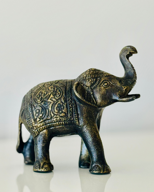 Vintage Metal Elephant