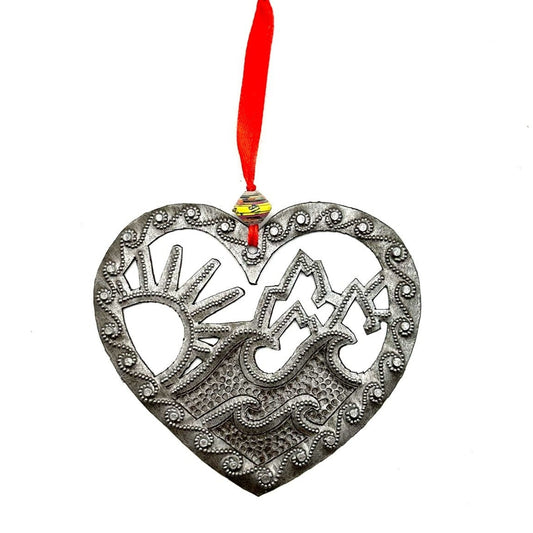 Mountains and Beach Ornament