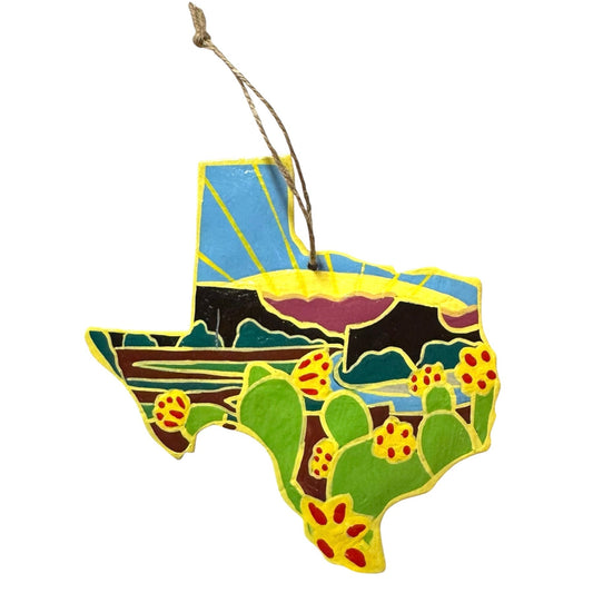 State of Texas Ornament- Painted